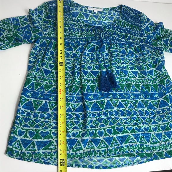 Two by Vince camuto sheer boho tunic top - Picture 5 of 6